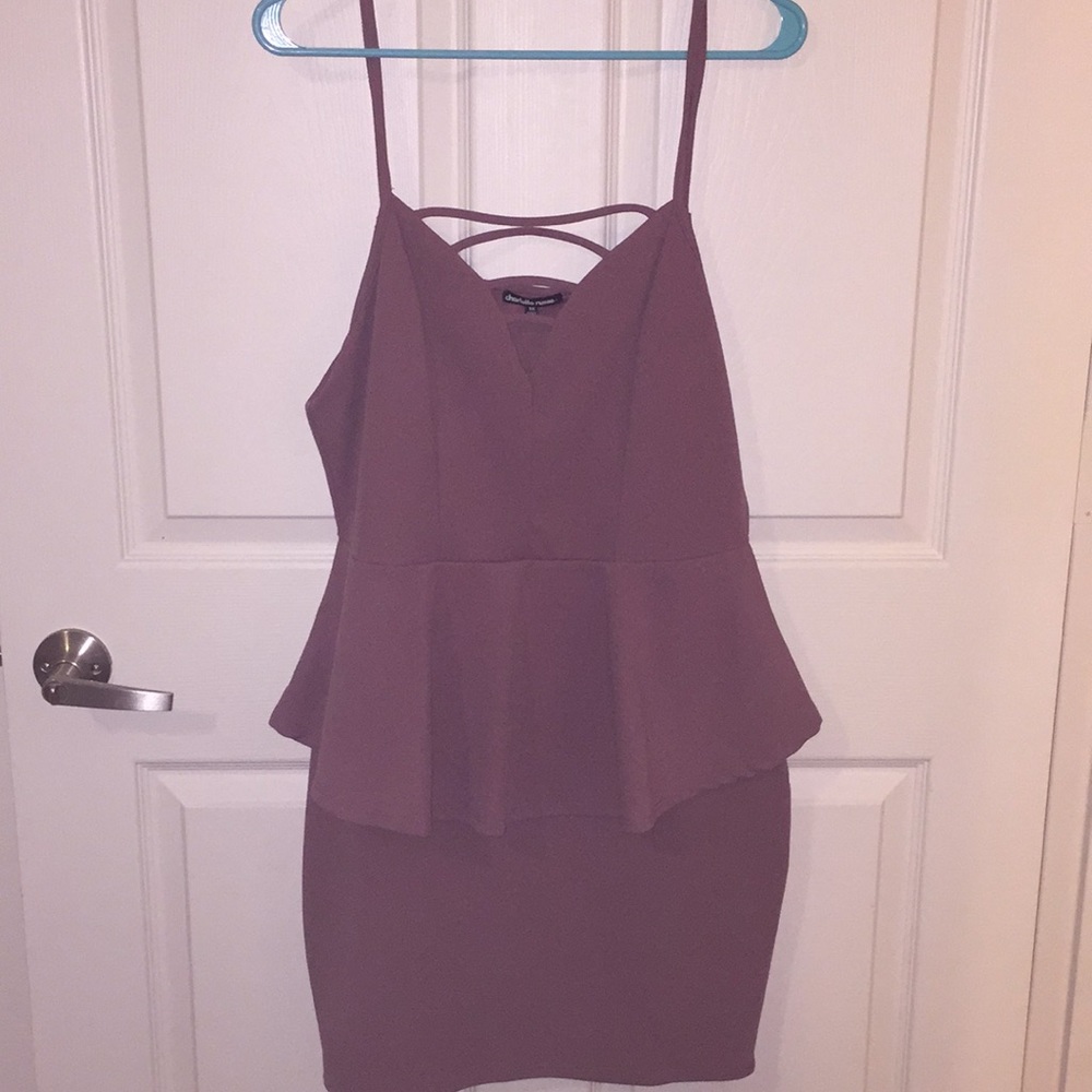Peplum dress